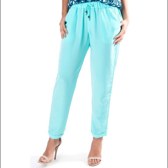 Light blue joggers great for office or dinner - Picture 2 of 2